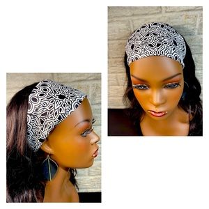 African Print Wide Headband